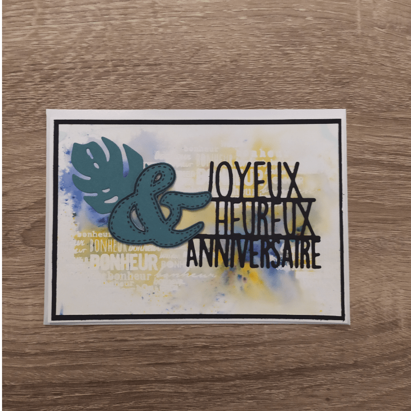 Cartes Scrapbooking Joyeux Anniversaire Les Petits Vagabonds